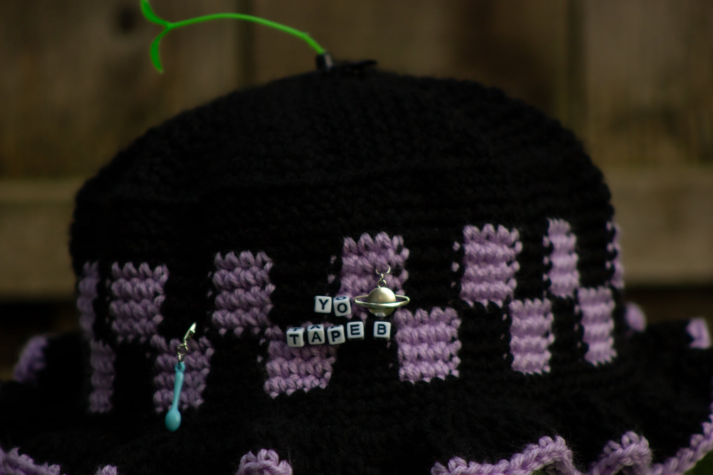 'YO TAPE B' Bucket Hat (size L)